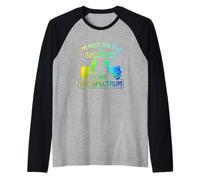Funny Autism Awareness I Am The Spectrum Raglan Baseball Tee