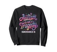 Funny AUTISM NOT TRAGEDY IGNORANCE IS SPED Teacher Stimming Sweatshirt