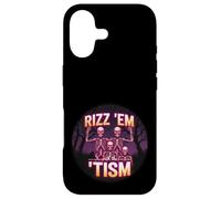 Funny Autism Rizz Em With The Tism Skeleton Meme Autistic Case for iPhone 17