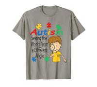 funny Autism Seeing The World From A Different Angle T-Shirt