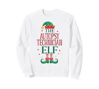 Funny Autopsy Technician Elf Christmas Holiday Medical Staff Sweatshirt