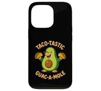 Funny Avocado Guacamole Mole Tacos Mexico Texas Tex Mex Case for iPhone 13 Pro