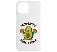 Funny Avocado Guacamole Mole Tacos Mexico Texas Tex Mex Case for iPhone 14