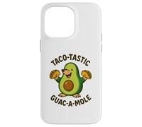 Funny Avocado Guacamole Mole Tacos Mexico Texas Tex Mex Case for iPhone 14 Pro Max