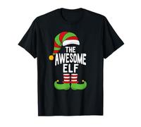 Funny Awesome Elf Christmas Santas Helper T-Shirt