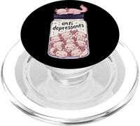 Funny Axolotl Anti Depressant Jar Zoo Boys Girls Kids PopSockets PopGrip for MagSafe