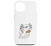 Funny Axolotl Artist Painter Cute Animal Lover Case for iPhone 13
