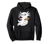 Funny Axolotl Artist Painter Cute Animal Lover Pullover Hoodie