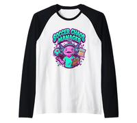 Funny Axolotl Coach Parent T-Shirt Soccer Chaos Manager Mom Raglan Baseball Tee