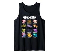 Funny Axolotl Lovers Axolotls of The World Tank Top