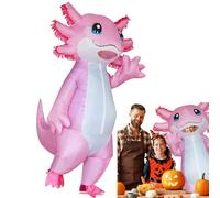 Funny Axolotl Outfit - Party Costume Cosplay | Inflatable Apparel Usage Halloween Features Blow Up Suit Stage Show Role Play Adult Women Men 160 190 cm Entertainment Festival Carnival Clothing