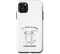 Funny Axolotl We're All Weird Quote Design Case for iPhone 11 Pro Max