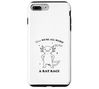 Funny Axolotl We're All Weird Quote Design Case for iPhone 7 Plus/8 Plus