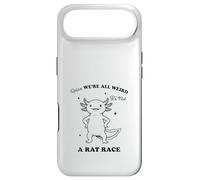 Funny Axolotl We're All Weird Quote Design Case for iPhone Air