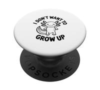 Funny Axolotl Whisperer Amphibian Biology PopSockets Adhesive PopGrip