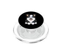 Funny baby Border collie cute simple dog Border collie PopSockets PopGrip for MagSafe