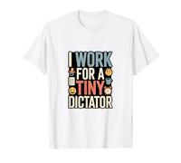 Funny Baby Dictator Tired Parenting Humor for Parents T-Shirt