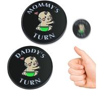 Funny Baby Gift New Parents Decision Coin,Pregnancy Gifts New Dad Mom Gifts,New Parents Gifts for Couples Halloween Thanksgiving Christmas Gift for First Time to be Moms Dads Daddy Mummy Double Sided