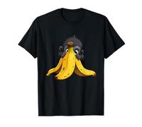 Funny Baby Gorilla Hiding Behind Bananas T-Shirt
