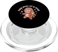 Funny Baby Monkey Japan Zoo Trending Meme One Step At A Time PopSockets PopGrip for MagSafe