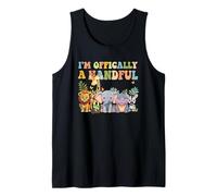 Funny Baby Safari Animals Handful I'm OFFICALLY A Handful Tank Top