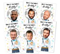 Funny Baby Shower Scratch Off Game Cards, Scratch Off Lottery Ticket Raffle Cards, Great Party Icebreak Game Ideas for Baby Shower, who is The Baby's Daddy, Party Decor 40 Cards, White