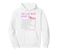 Funny Bachelorette Party Checklist for Bride hen party Pullover Hoodie