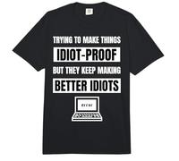 Funny Back-end Developer Idiot-Proof Comfort Colors Adult Heavyweight T-Shirt