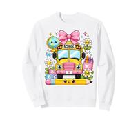 Funny Back To School School Bus Student First Day Adventure Sweatshirt