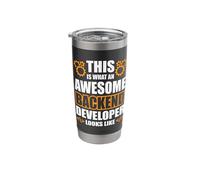 Funny Backend Developer Programmer Coder Shirt Stainless Steel Insulated Tumbler
