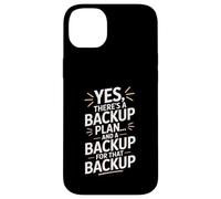 Funny Backup Plan for the Backup Wedding Planner Case for iPhone 14 Plus
