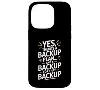 Funny Backup Plan for the Backup Wedding Planner Case for iPhone 14 Pro