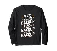 Funny Backup Plan for The Backup Wedding Planner Long Sleeve T-Shirt