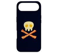 Funny Bacon and Eggs Skull Crossbones Breakfast Foodie Case for iPhone Air