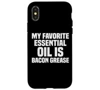 Funny Bacon Lover Foodie Cooking Humor Keto Carnivore Diet Case for iPhone X/XS