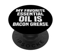 Funny Bacon Lover Foodie Cooking Humor Keto Carnivore Diet PopSockets Adhesive PopGrip