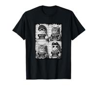 Funny Bad Cats Feline Mugshots 02 T-Shirt