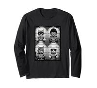 Funny Bad Cats Feline Mugshots Long Sleeve T-Shirt
