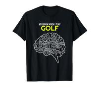 Funny Bad Golfer Value Graphic T-Shirt, Men, Black, XL
