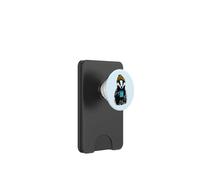 Funny Badger Wearing Beanie Drinking Coffee PopSockets PopWallet for MagSafe