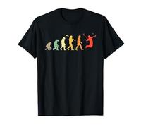 Funny Badminton Evolution Retro Vintage Design For Men Women T-Shirt