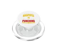 Funny Bagpipe Player Scottish Highland Piper PopSockets PopGrip for MagSafe