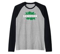 Funny Bainisteoir Gaelic Games Coach Design Raglan Baseball Tee