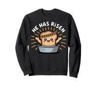 Funny Bakery Baking Jesus Christ Bread He Has Risen Sweatshirt