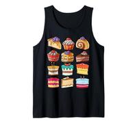 Funny Baking Delicious Cake Graphics Baker Pastry Tank Top