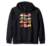 Funny Baking Delicious Cake Graphics Baker Pastry Zip Hoodie