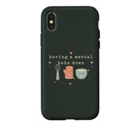 Funny Baking Mental Bake Down Baking Pun Case for iPhone X/XS