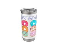 Funny Baking Pastry Check Out My Six Pack Donut Stainless Steel Insulated Tumbler