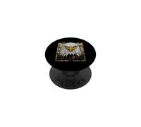 Funny Bald Eagle Desert Camo Saying Sarcastic PopSockets Adhesive PopGrip