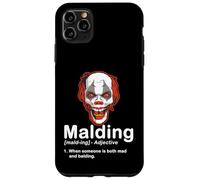 Funny Bald Guy Mad Clown Halloween Definition Case for iPhone 11 Pro Max